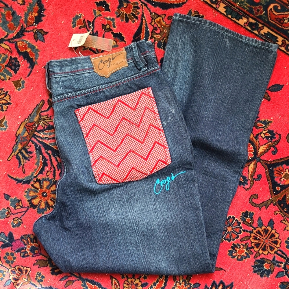 Coogi Jeans embroidery pocket